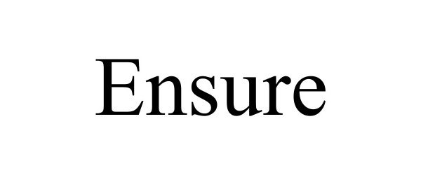 Trademark Logo ENSURE