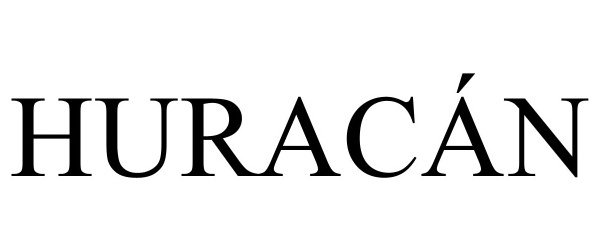 Trademark Logo HURACÃN
