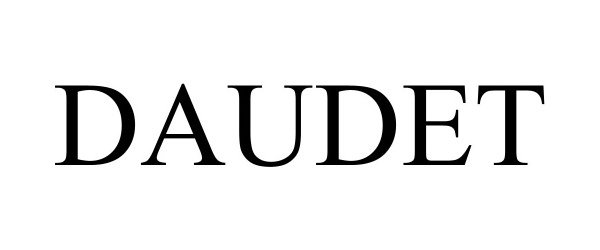 Trademark Logo DAUDET