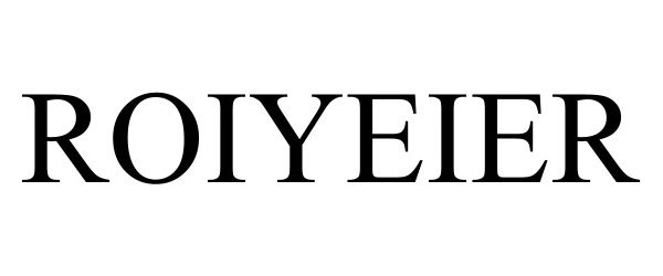 Trademark Logo ROIYEIER