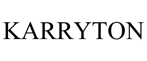 Trademark Logo KARRYTON