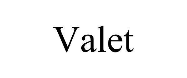 Trademark Logo VALET