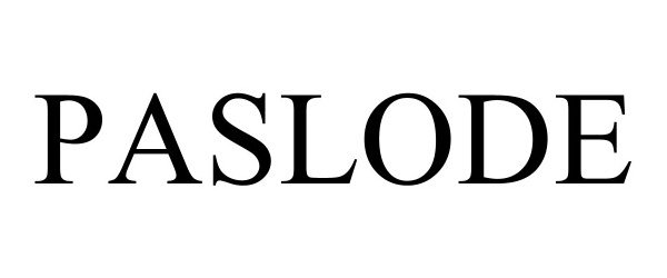 Trademark Logo PASLODE