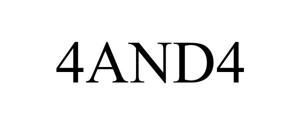 Trademark Logo 4AND4