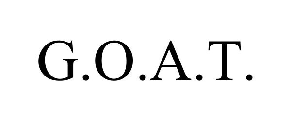 Trademark Logo G.O.A.T.