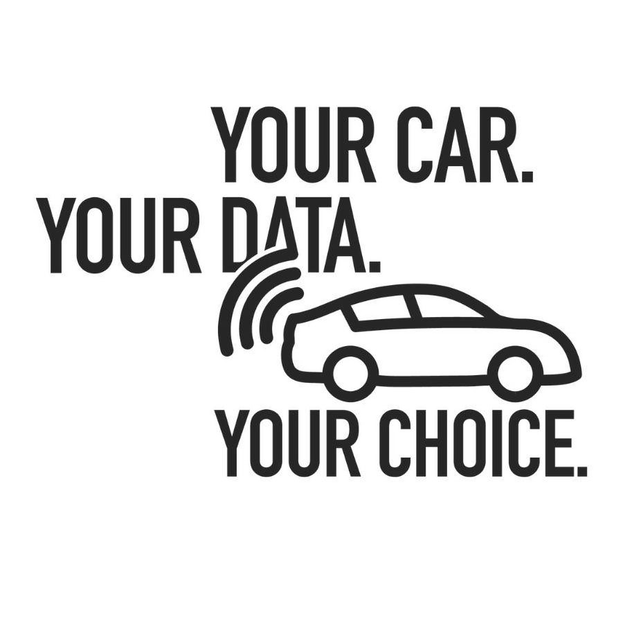 Trademark Logo YOUR CAR. YOUR DATA. YOUR CHOICE.