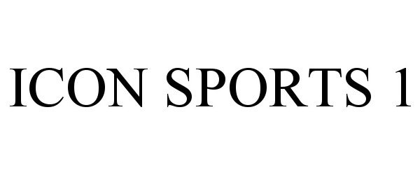  ICON SPORTS 1