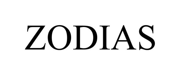 Trademark Logo ZODIAS