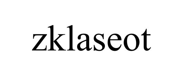 Trademark Logo ZKLASEOT