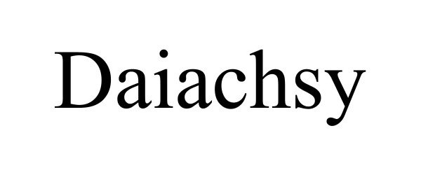 Trademark Logo DAIACHSY