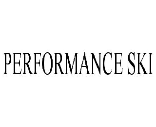 Trademark Logo PERFORMANCE SKI