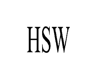 Trademark Logo HSW
