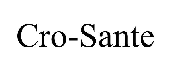 Trademark Logo CRO-SANTE