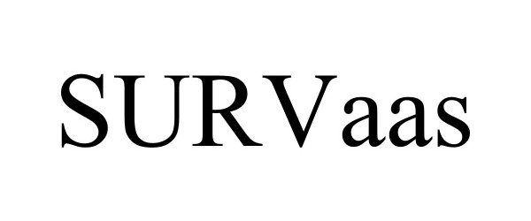 Trademark Logo SURVAAS