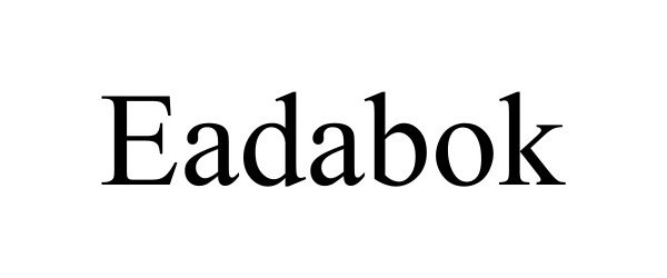 Trademark Logo EADABOK