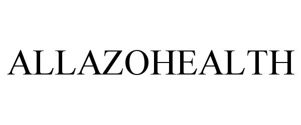 Trademark Logo ALLAZOHEALTH