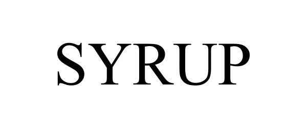 Trademark Logo SYRUP
