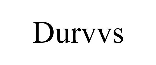 Trademark Logo DURVVS