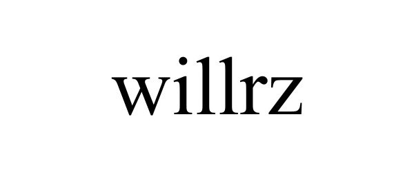 Trademark Logo WILLRZ