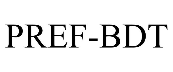 Trademark Logo PREF-BDT