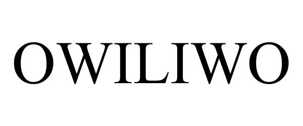 Trademark Logo OWILIWO