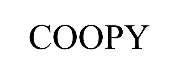 Trademark Logo COOPY