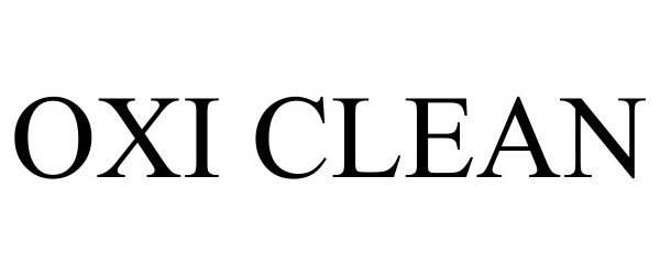 Trademark Logo OXI CLEAN