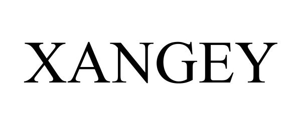 Trademark Logo XANGEY