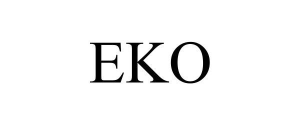 Trademark Logo EKO