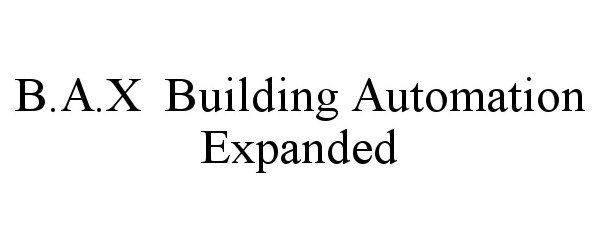  B.A.X BUILDING AUTOMATION EXPANDED