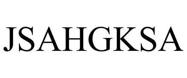 Trademark Logo JSAHGKSA