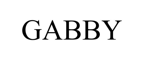 Trademark Logo GABBY