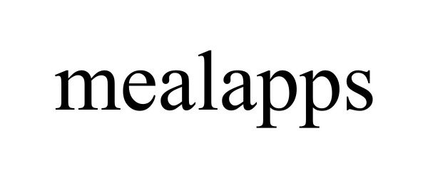 Trademark Logo MEALAPPS