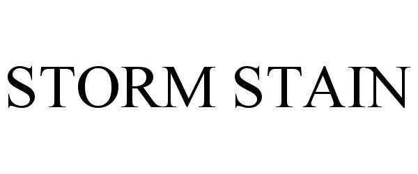 Trademark Logo STORM STAIN