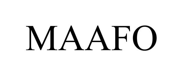 Trademark Logo MAAFO