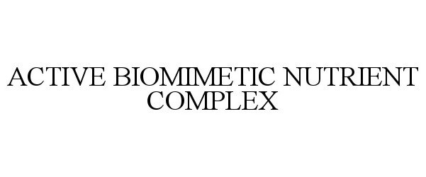  ACTIVE BIOMIMETIC NUTRIENT COMPLEX