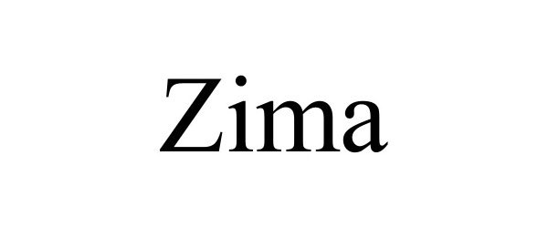 Trademark Logo ZIMA