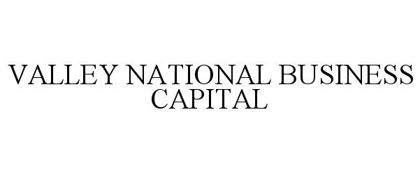  VALLEY NATIONAL BUSINESS CAPITAL