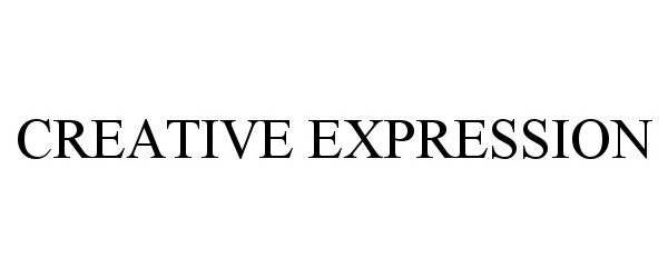 Trademark Logo CREATIVE EXPRESSION