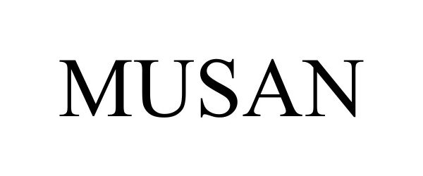 Trademark Logo MUSAN