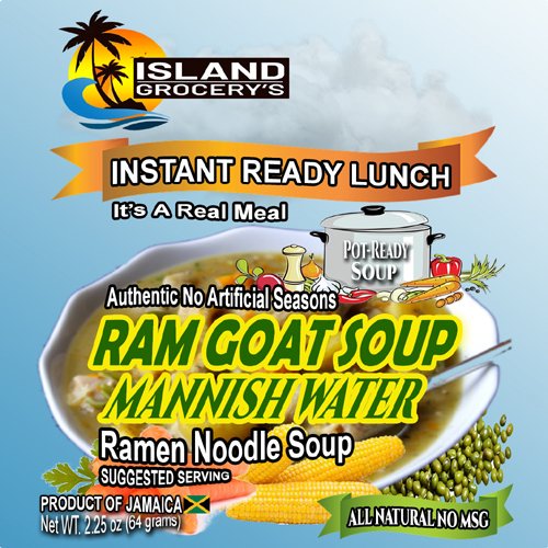  RAM GOAT SOUP MANNISH WATER RAMEN NOODLE SOUP