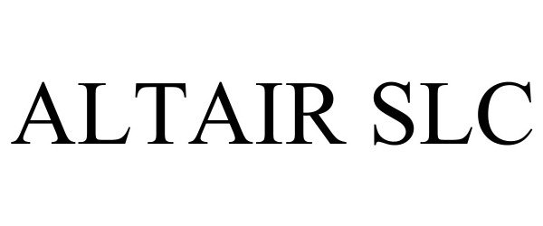 Trademark Logo ALTAIR SLC