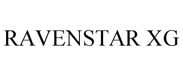 Trademark Logo RAVENSTAR XG