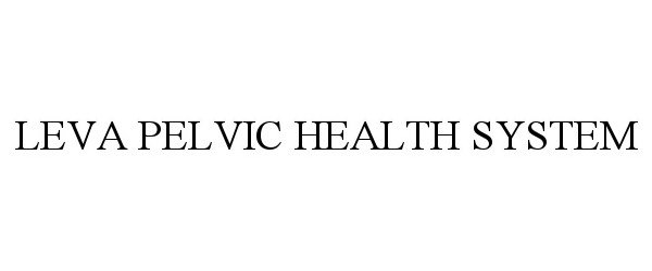 LEVA PELVIC HEALTH SYSTEM