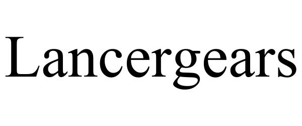 Trademark Logo LANCERGEARS