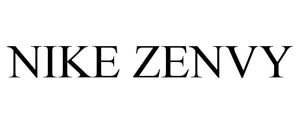 Trademark Logo NIKE ZENVY