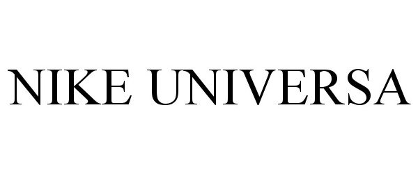 Trademark Logo NIKE UNIVERSA