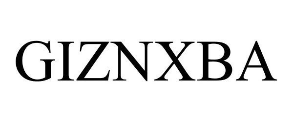 Trademark Logo GIZNXBA