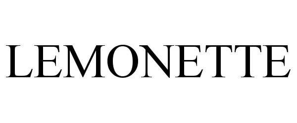 Trademark Logo LEMONETTE