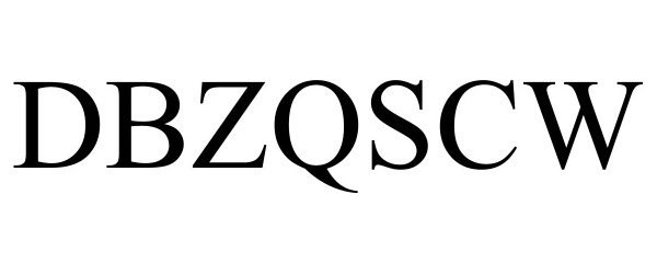 Trademark Logo DBZQSCW